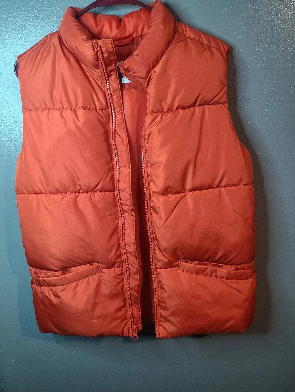Old Navy Orange Puffer Vest for Kids